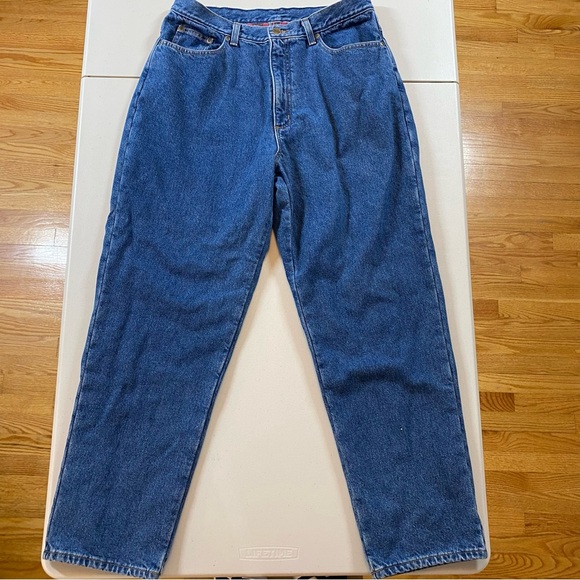 LL Bean Flannel Lined Women’s Jeans 16R – Relaxed Fit – Blue – 100% Cotton - Picture 1 of 11